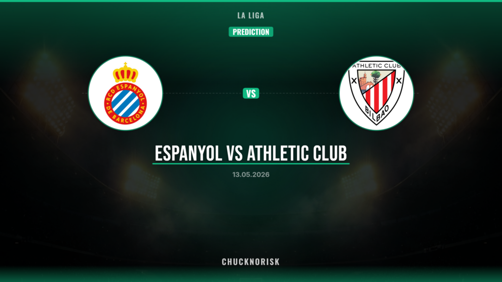 Espanyol Athletic Bilbao Prediction, Preview & Odds | La Liga 13/05/2026