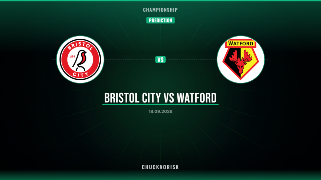 Prediction: Bristol City vs Watford